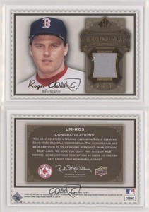 2009 SP Legendary Cuts Legendary Memorabilia Brown /50 Roger Clemens #LM-RO3