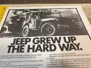 1980 JEEP Australian Sales Advert - Bild 1 von 2