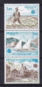 Monaco 1979 Yvert 1186/88 Europa CEPT montado sin montar o nunca montado en muy buen estado - Imagen 1 de 1