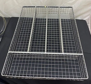Silverware Holder Cutlery Tray 10 Inches By 14 Inches Metal - Picture 1 of 5