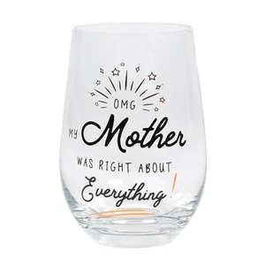 Vaso de vino sin tallos Izzy and Oliver, regalo del Día de las Grandes Madres - Imagen 1 de 1