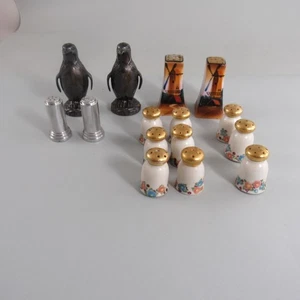 MIxed Lot 15 Vintage Salt & Pepper Shakers - Picture 1 of 9