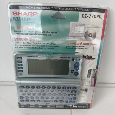 ⚡️NEW Sharp Wizard OZ-770PC Vintage Electronic Personal Organizer RARE ⚠️ SEALED - Image 1 of 3