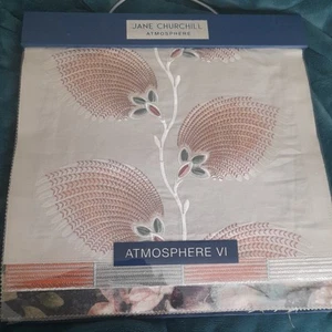 Jane Churchill Atmosphere VI Luxury Fabric Sample Book. - Picture 1 of 24
