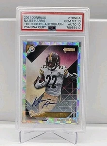 2021 Panini Donruss - The Rookies Najee Harris #TR-NHA Autographs /299 (AU, RC) - Picture 1 of 11