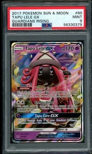 Pokémon SM Guardians Rising Tapu Lele GX #60 2017 PSA 9 como nuevo - Imagen 1 de 2