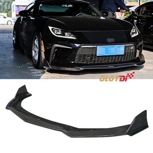 Carbon Fiber TOMS Style For Toyota GR86 ZN8 Front Bumper Lip Chin Spoiler 2022UP - Picture 1 of 19
