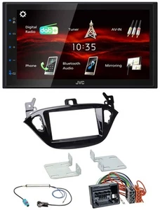JVC USB Bluetooth MP3 DAB 2DIN Autoradio für Opel Adam ab 13 Corsa E ab 15 - Bild 1 von 9