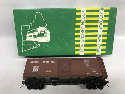 HO New England Models 1200 Bangor and Aroostook Spelled  40'  Box Car BAR 5150 - Image 1 of 4