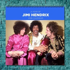 Jimi Hendrix 2026 Wandkalender, 12 Monate Promi Kalender Fan Geschenk - Bild 1 von 4