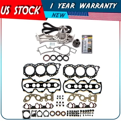CONJUNTO DE JUNTA DE CABEÇA BOMBA DE ÁGUA 96-04 PARA INFINITI PARA NISSAN KIT DE CORREIA DENTADA 3.3L - Imagem 1 de 4