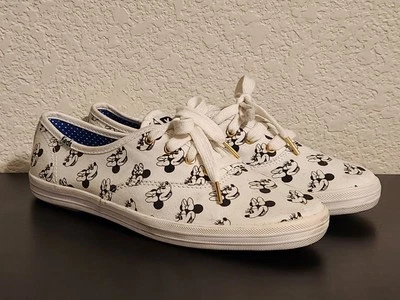 Tênis Keds Minnie Mouse 7 branco preto Disneylândia - Imagem 1 de 4