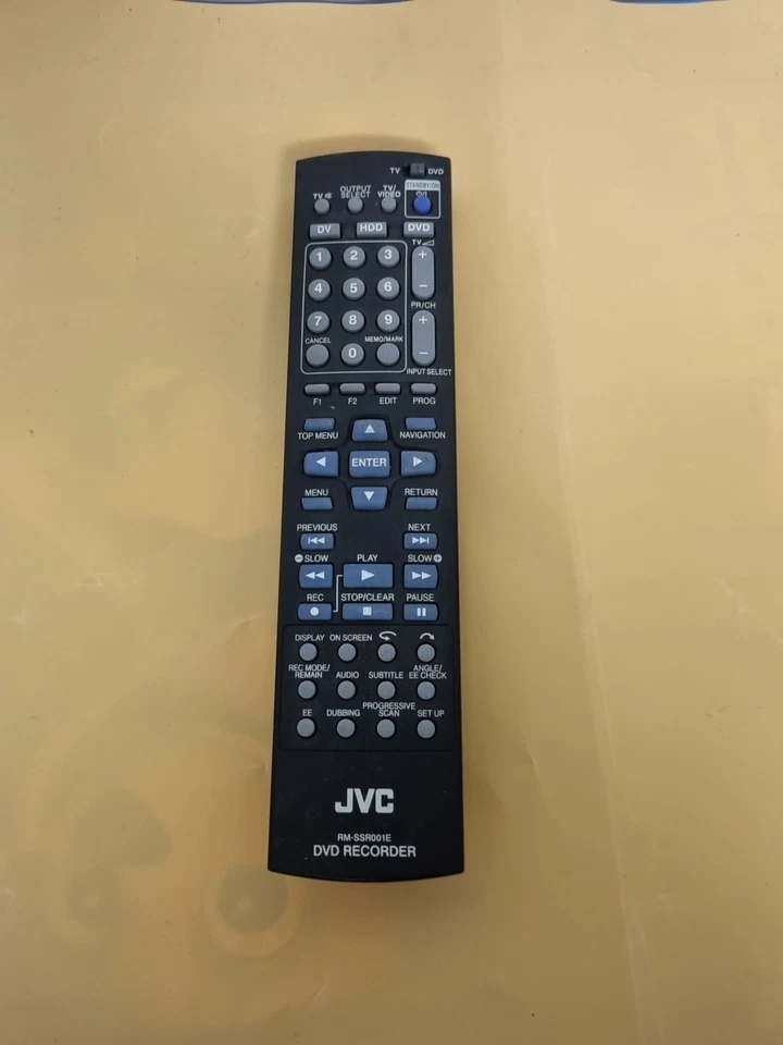 JVC RM~SSR001E Remote - Mini DV - HDD - DVD Recorder Combi - Image 1 of 4