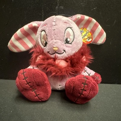 Vintage 2006 Neopets Plush - Plushie Cybunny - Original Tags - Pink/Purple - Image 1 of 4