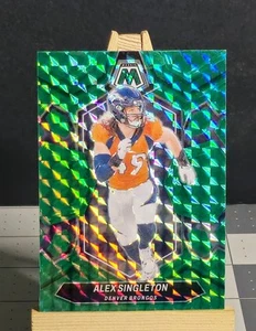 2024 Mosaic #69 Alex Singleton GREEN MOSAIC PRIZM Broncos Football Card Parallel - Picture 1 of 2