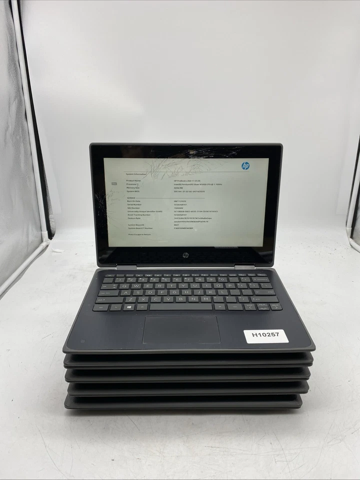 HP ProBook x360 11 G5 EE Pentium Silver N5000 1.1GHz 4GB 128GB Touch Lote de 5 - Imagem 1 de 4