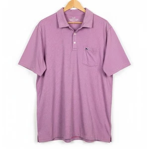 Vineyard Vines Mens XL Edgartown Preppy Coastal Golf Striped Polo Pima Cotton - Picture 1 of 9