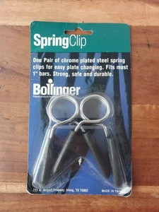 BOLLINGER - 1 Paar Standard 1" Stab Feder Clip Kragen Klemmen NEU Neu in Verpackung - Bild 1 von 2