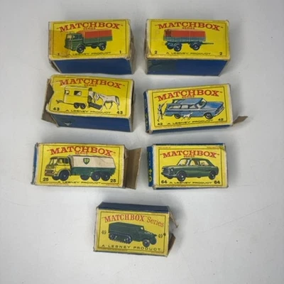 Matchbox Lesney veicoli pressofusi assortimento in scatola collezione vintage - Immagine 1 di 4