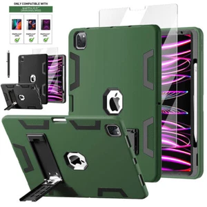 For Apple iPad Pro 12.9" Case 6th/5th/4th Gen Heavy Duty Shockproof Stand Cover - Picture 1 of 20