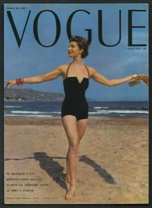 Vogue - Robert Randall - Cartolina riproducente copertina del 1953 - cm 13 x 18 - Picture 1 of 1