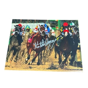 Kent Desormeaux Signed 8.5x11 Photo! 3x Kentucky Derby Winning Horse Jockey! - Picture 1 of 2