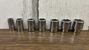 Mac Tools 7-PC. 1/4" Drive SAE Socket Set - 6-Point - Picture 1 of 14