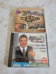 Julio Preciado Tu Ya La Conoses Y Ramon Ayala Antologia Music Cd Lot - Picture 1 of 8