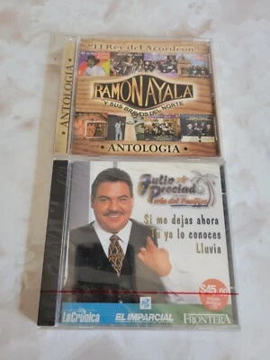 Julio Preciado Tu Ya La Conoses Y Ramon Ayala Antologia Music Cd Lot - Imagem 1 de 4