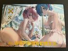 Peach Party Bifold Card - Goddess Story -  Anime Bikini - Fold - Rem and Ram