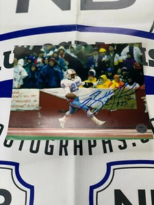 Bubba McDowell Signed 8x10 Photo #1 Houston Oilers NB Autos COA - Picture 1 of 2