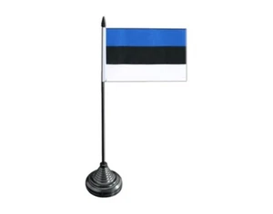 Tischflagge Estland estländische Tischfahne 10x15cm - Picture 1 of 1