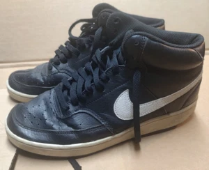Nike Womens Court Vision Mid Basketball Black/White CD5436 001 sz 9 - Picture 1 of 10