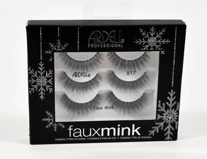 Ardell FauxMink #817 False Eye Lashes MultiPack 3 pair lightweight NIB - Picture 1 of 2