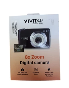 Cámara digital Vivitar 16 mp lente óptica negra VES529 USB-C - Imagen 1 de 5