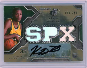 🏀 KEVIN DURANT 2007-08 SPX ROOKIE AUTO JERSEY RC # 299 SP RC SUPERSONICS RARE🔥 - Picture 1 of 2