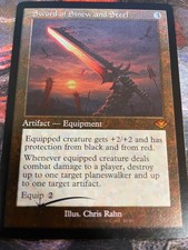 Sword Of Sinew and  NM Etched Foil Timeshifted Retro Frame Modern Horizons 2 MTG