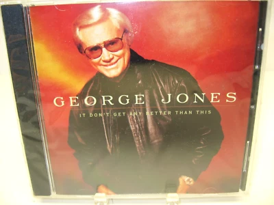 George Jones - IT DON'T GET ANY BETTER THAN THIS, 1998 MCA-Nashville, BRAND NEW - Image 1 of 2