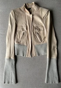 Chaqueta de cuero Ann Demeulemeester talla 36 - Imagen 1 de 9