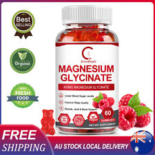 60PCS Magnesium Glycinate Gummies High Strength Promotes Focus Sleep Supplement
