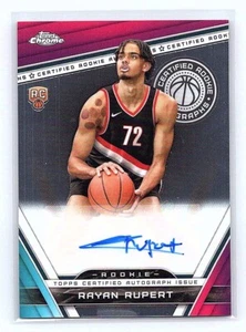 2023-24 Topps Chrome - Certified Rookie Autographs #CRA-RR Rayan Rupert (AU, RC) - Bild 1 von 2