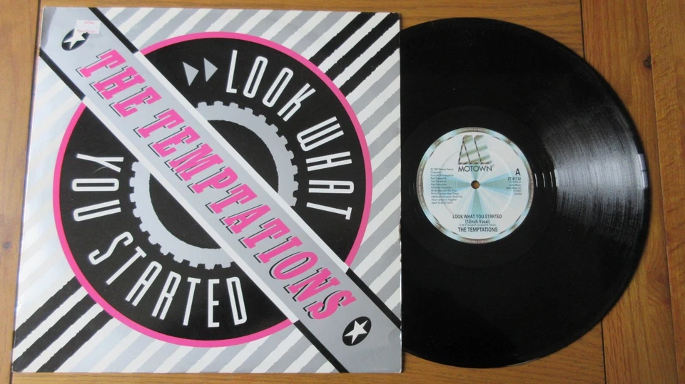 The Temptations Look What You Started 12" 1987 **EX/MINT** - Image 1 of 1
