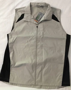 IZOD Men's Softshell Windbreaker Vest Size L New with Tags Light Sand RN36543 - Picture 1 of 4