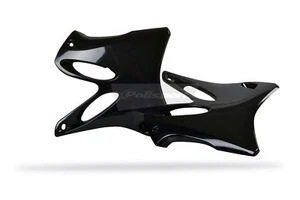 Yamaha Radiator Scoops shrouds YZ 125 250 2002 - 2014 Black Motocross POLISPORT - Imagen 1 de 1