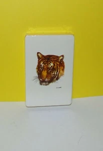 Vintage W.D. Gaither Bengal Tiger Head Metro Playing Cards US Playing Sealed New - Picture 1 of 3
