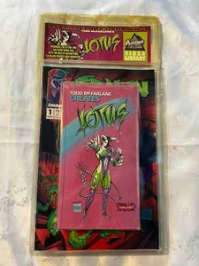 Todd McFarlane Creates Lotus Sealed VHS w Spawn #1 & Crusade of Comics Spawn #1 - Imagen 1 de 5
