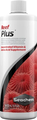 SEACHEM REEF PLUS ELEMENTS 500 ml Full Spectrum Supplement Trace Minerals Coral - Image 1 of 4