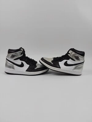 Jordan 1 High OG Metallic Silver Women's Size 8.5 - Image 1 of 4