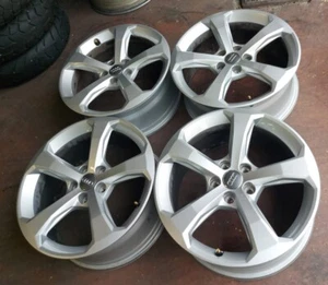 Set n°4 Cerchi in lega ORIGINALI Audi seminuovi R18 Argento 8J×18 ET.39 - Imagen 1 de 8