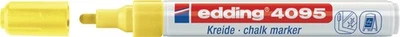 Kreidemarker 4095 neongelb Strich-B.2-3mm Rundspitze EDDING  Stift Marker - Bild 1 von 2